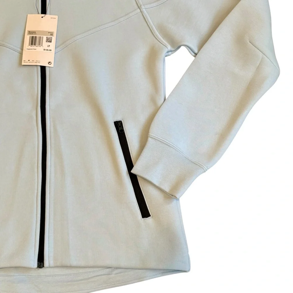NWT Women's Nike SPTCAS Sportswear Tech Fleece Windrunner Full Zip Hoodie XS - Picture 7 of 10